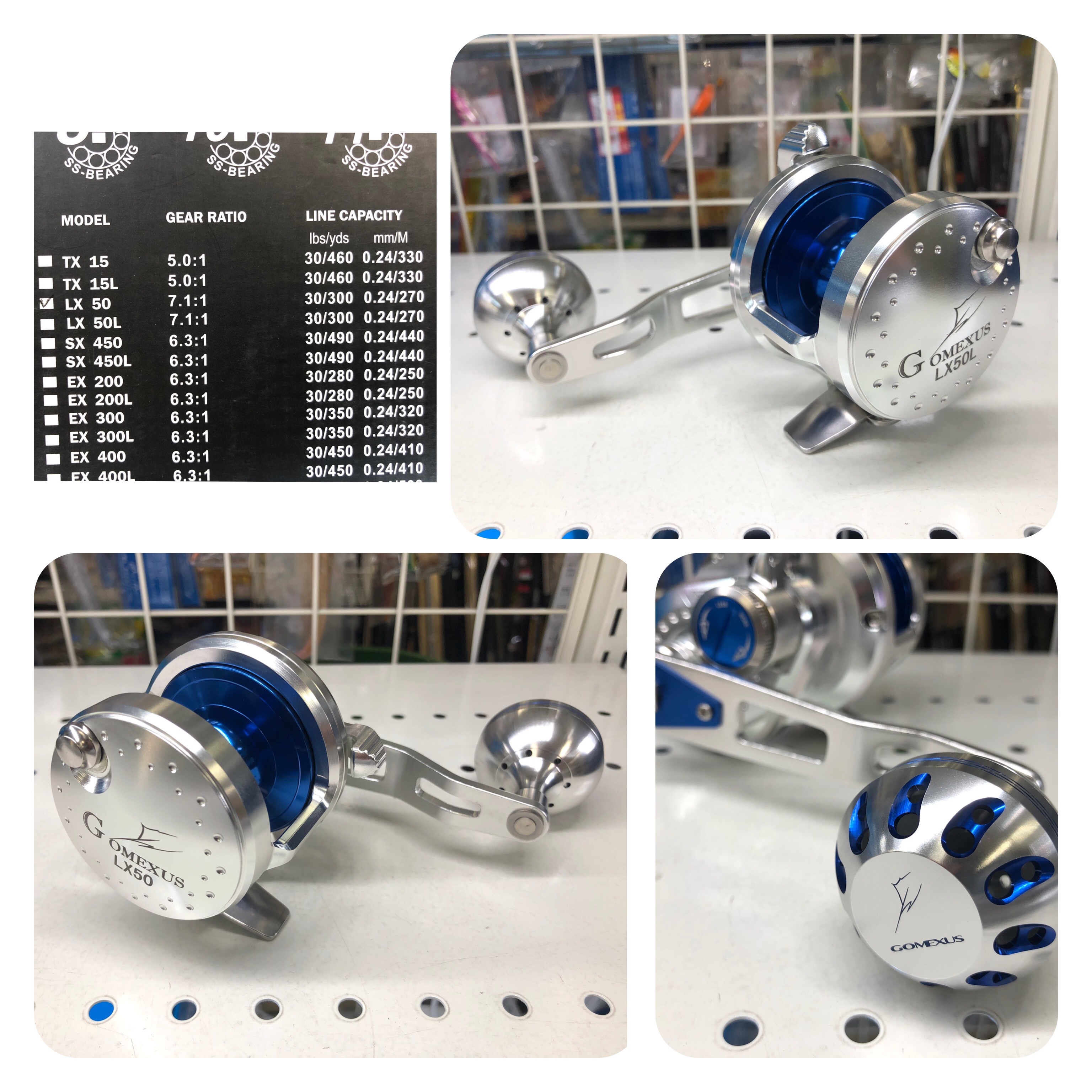 リール GOMEXUS LX50 入荷情報】ゴメクサス ジギングリール -